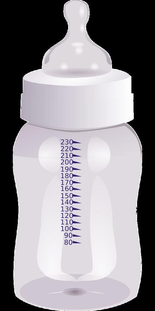 baby, bottle, white